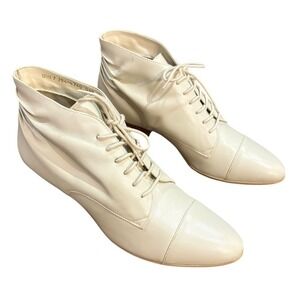 Vintage Dolcis Leather Ankle Boots 10M NOS Made Brazil 90s